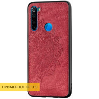 TPU+Textile чехол Mandala с 3D тиснением для Xiaomi Redmi Note 8 / Note 8 2021 Красный TPU+Textile чехол Mandala с 3D тиснением для Xiaomi Redmi Note 8 / Note 8 2021 Красный