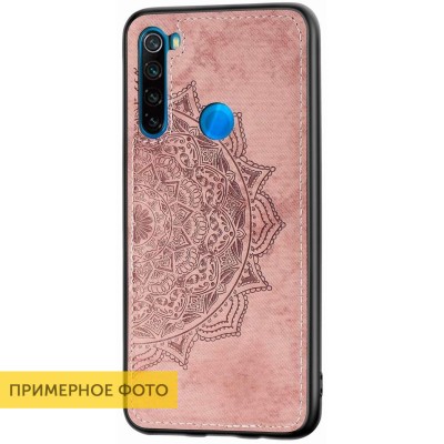 TPU+Textile чехол Mandala с 3D тиснением для Xiaomi Redmi Note 8 / Note 8 2021 Розовый TPU+Textile чехол Mandala с 3D тиснением для Xiaomi Redmi Note 8 / Note 8 2021 Розовый