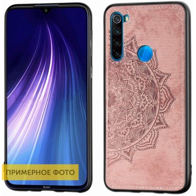 TPU+Textile чехол Mandala с 3D тиснением для Xiaomi Redmi Note 8 / Note 8 2021 Розовый TPU+Textile чехол Mandala с 3D тиснением для Xiaomi Redmi Note 8 / Note 8 2021 Розовый