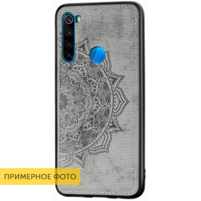 TPU+Textile чехол Mandala с 3D тиснением для Xiaomi Redmi Note 8 / Note 8 2021 Серый TPU+Textile чехол Mandala с 3D тиснением для Xiaomi Redmi Note 8 / Note 8 2021 Серый