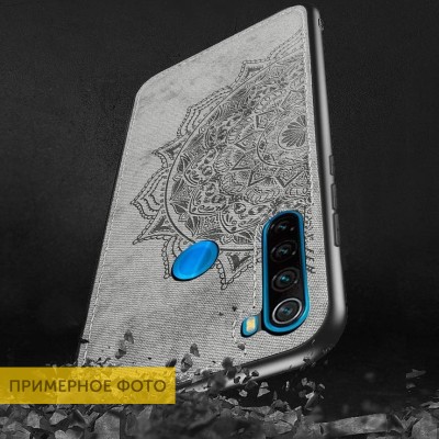 TPU+Textile чехол Mandala с 3D тиснением для Xiaomi Redmi Note 8 / Note 8 2021 Серый TPU+Textile чехол Mandala с 3D тиснением для Xiaomi Redmi Note 8 / Note 8 2021 Серый