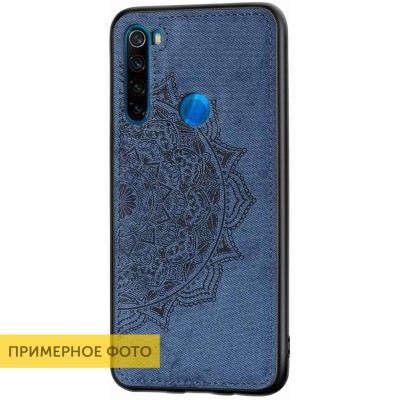 TPU+Textile чехол Mandala с 3D тиснением для Xiaomi Redmi Note 8 / Note 8 2021 Синий TPU+Textile чехол Mandala с 3D тиснением для Xiaomi Redmi Note 8 / Note 8 2021 Синий