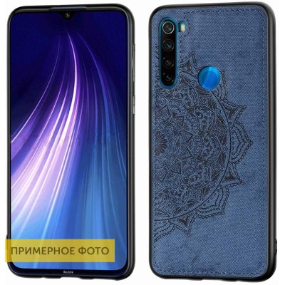 TPU+Textile чехол Mandala с 3D тиснением для Xiaomi Redmi Note 8 / Note 8 2021 Синий TPU+Textile чехол Mandala с 3D тиснением для Xiaomi Redmi Note 8 / Note 8 2021 Синий