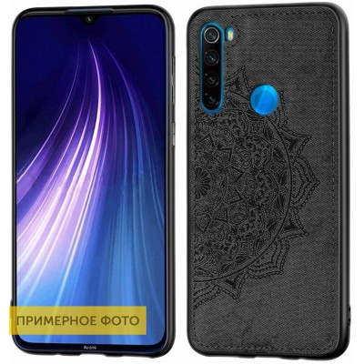 TPU+Textile чехол Mandala с 3D тиснением для Xiaomi Redmi Note 8 / Note 8 2021 Черный TPU+Textile чехол Mandala с 3D тиснением для Xiaomi Redmi Note 8 / Note 8 2021 Черный