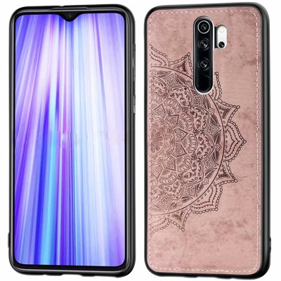 TPU+Textile чехол Mandala с 3D тиснением для Xiaomi Redmi Note 8 Pro Розовый TPU+Textile чехол Mandala с 3D тиснением для Xiaomi Redmi Note 8 Pro Розовый