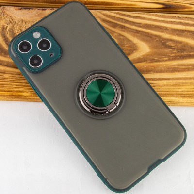 TPU-PC чехол Deen Shadow Ring series для Apple iPhone 11 Pro (5.8") Зеленый TPU-PC чехол Deen Shadow Ring series для Apple iPhone 11 Pro (5.8") Зеленый