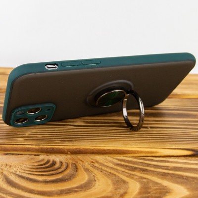 TPU-PC чехол Deen Shadow Ring series для Apple iPhone 11 Pro (5.8") Зеленый TPU-PC чехол Deen Shadow Ring series для Apple iPhone 11 Pro (5.8") Зеленый