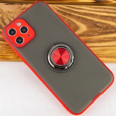 TPU-PC чехол Deen Shadow Ring series для Apple iPhone 11 Pro Max (6.5") Красный TPU-PC чехол Deen Shadow Ring series для Apple iPhone 11 Pro Max (6.5") Красный