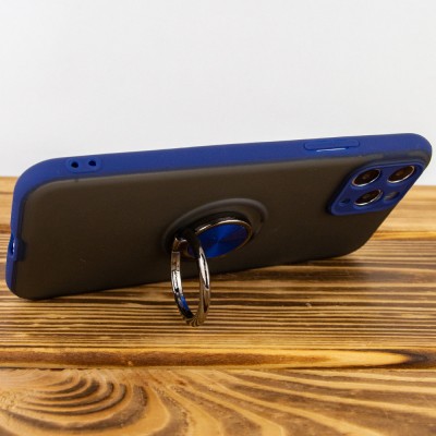 TPU-PC чехол Deen Shadow Ring series для Apple iPhone 11 Pro Max (6.5") Синий TPU-PC чехол Deen Shadow Ring series для Apple iPhone 11 Pro Max (6.5") Синий