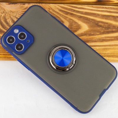 TPU-PC чехол Deen Shadow Ring series для Apple iPhone 11 Pro Max (6.5") Синий TPU-PC чехол Deen Shadow Ring series для Apple iPhone 11 Pro Max (6.5") Синий