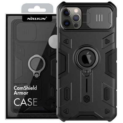 TPU+PC чехол Nillkin CamShield Armor (шторка на камеру) для Apple iPhone 12 Pro / 12 (6.1") Черный - 1 TPU+PC чехол Nillkin CamShield Armor (шторка на камеру) для Apple iPhone 12 Pro / 12 (6.1") Черный - 1